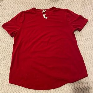 Red Lululemon top